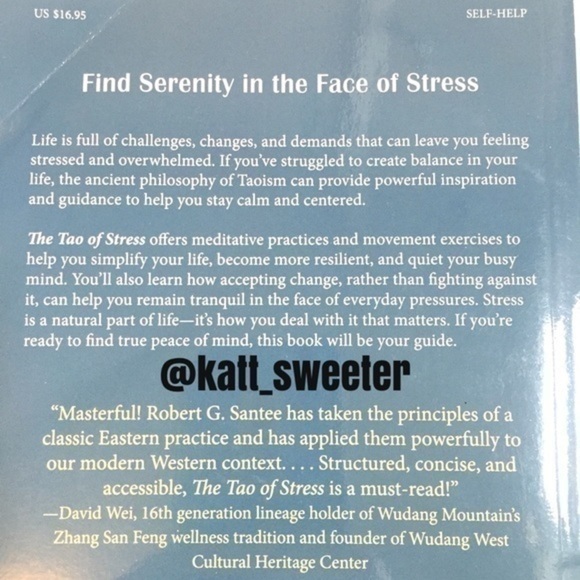 3 For $13! The Tao of Stress by Robert Santee - Softcover Paperback Book - Picture 6 of 10